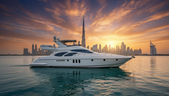 Vista esterna dello yacht di lusso Azure Legend 62 ft
