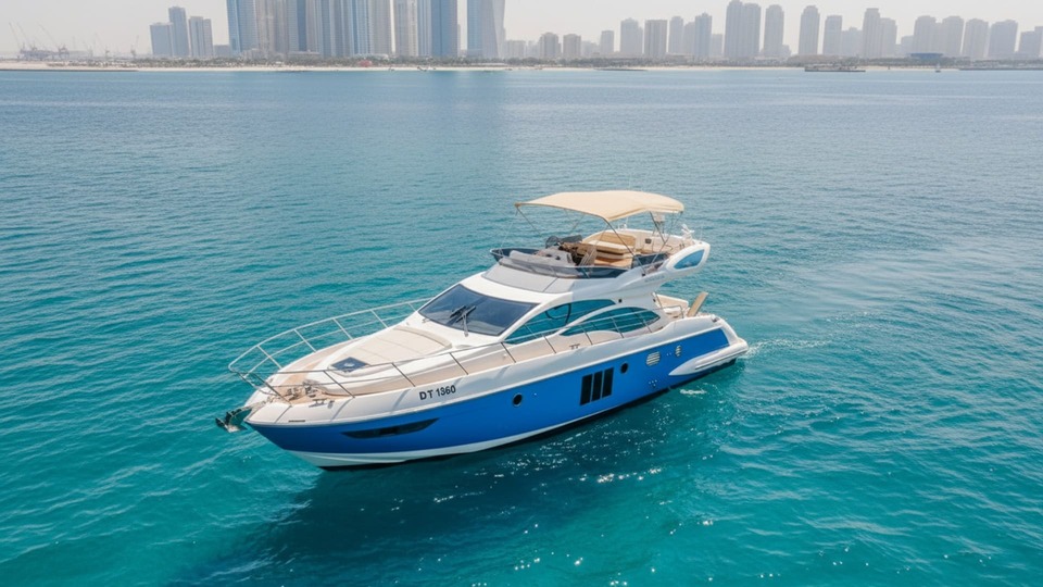 Ocean Sanctuary 48 ft aerial view at Dubai Marina