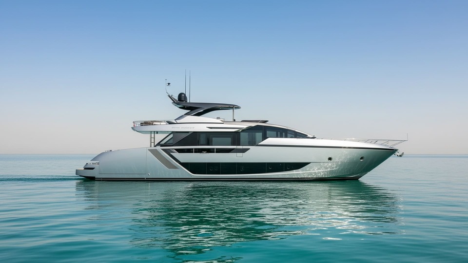 Vista esterna dello yacht di lusso Sunset Jewel 82 ft