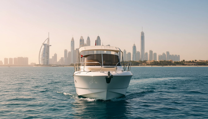 Platinum Champion 30 ft yacht deck and seating area