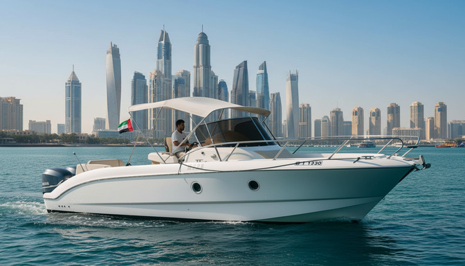 Platinum Champion 30 ft luxury yacht exterior view