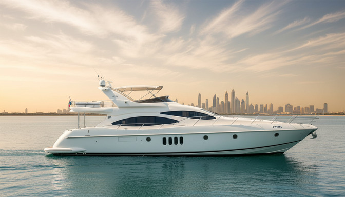 Widok zewnętrzny luksusowego jachtu Sapphire Lady 68 ft