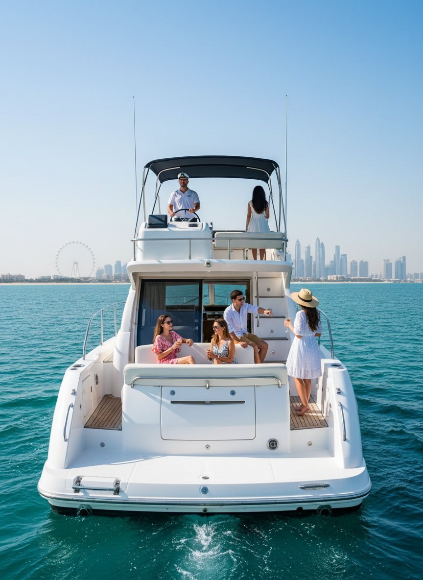 2 Hour Private Yacht Charter in Dubai