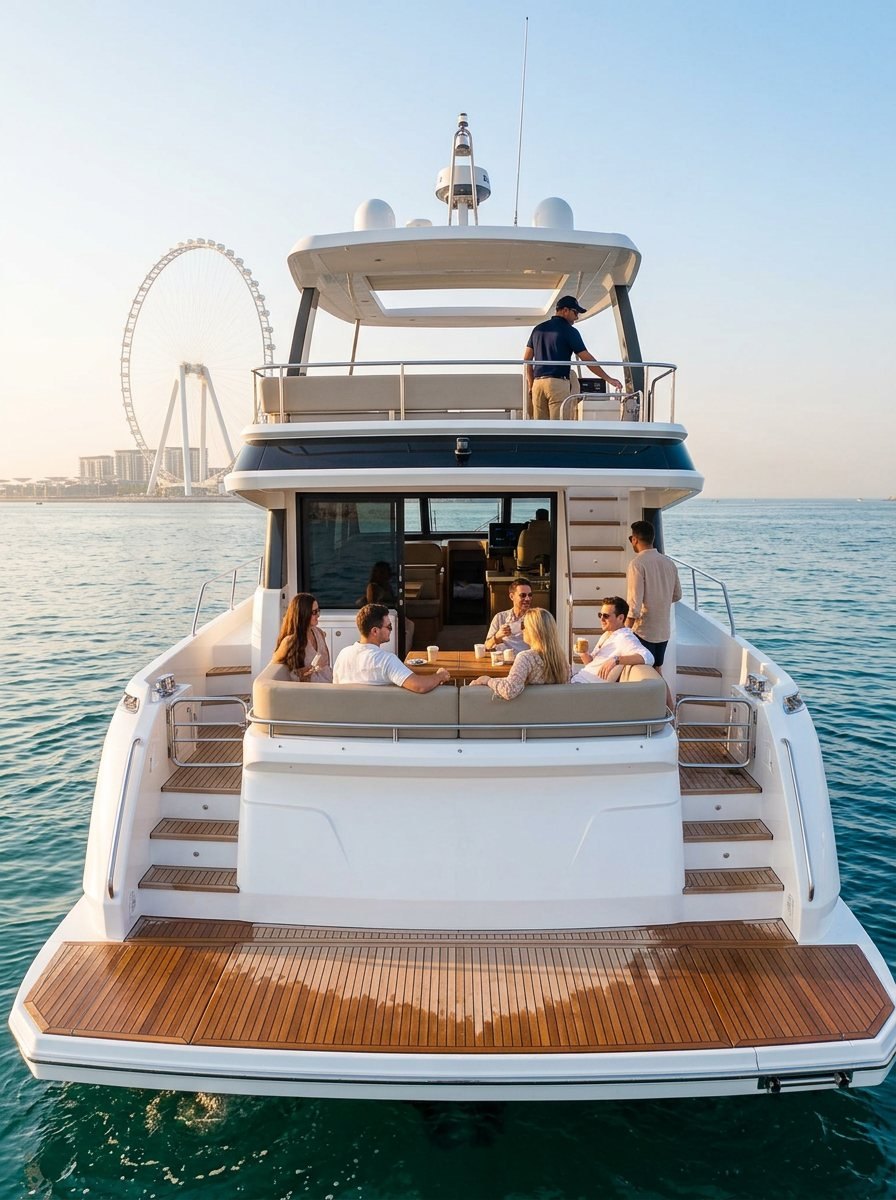 Captained Yacht Hire in Dubai