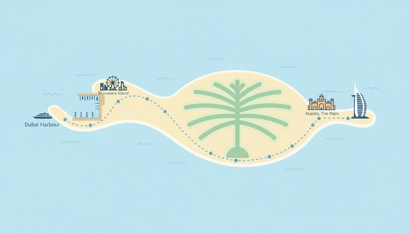 Map: Self-drive Jet Ski Hire in Dubai