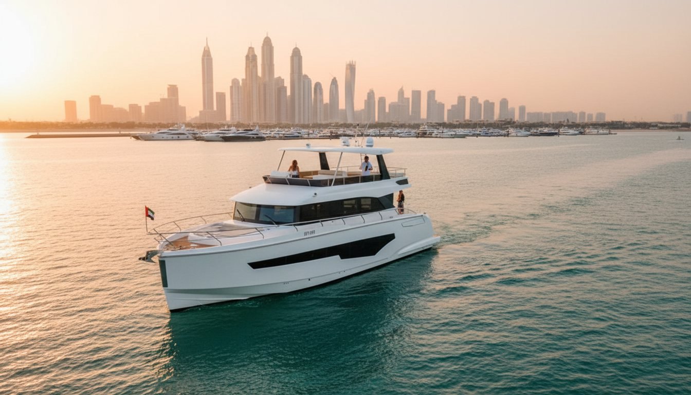 Yacht Rental Along JBR